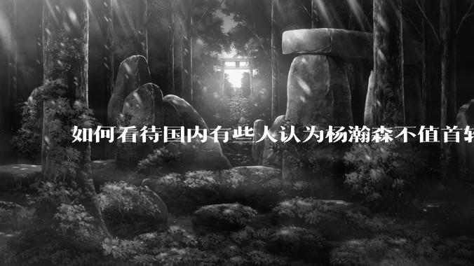 如何看待国内有些人认为杨瀚森不值首轮16顺位？