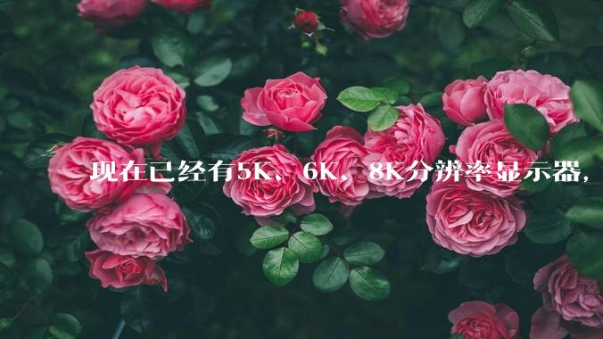 现在已经有5K、6K、8K分辨率显示器，那么8K之后是什么？