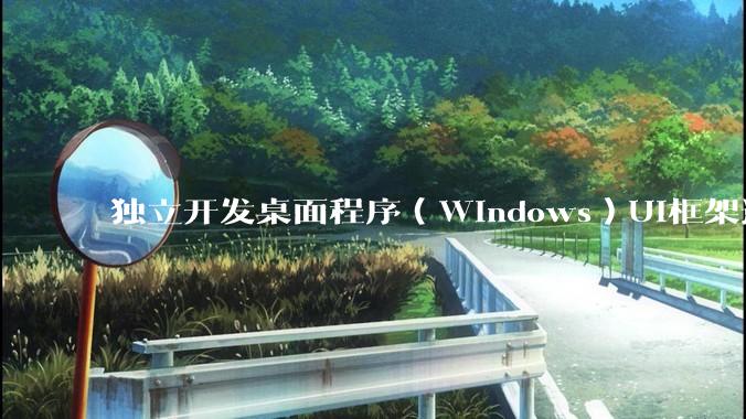 独立开发桌面程序（Windows）UI框架选择哪个更好？